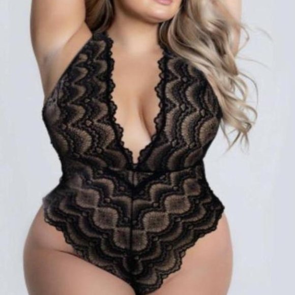 PlusCoutureXOXO Other - Swank V-Cut Teddy